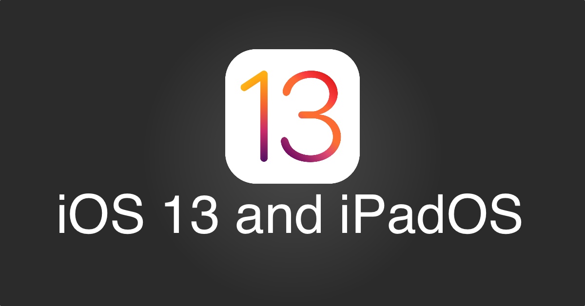 ios 13 ve ipados