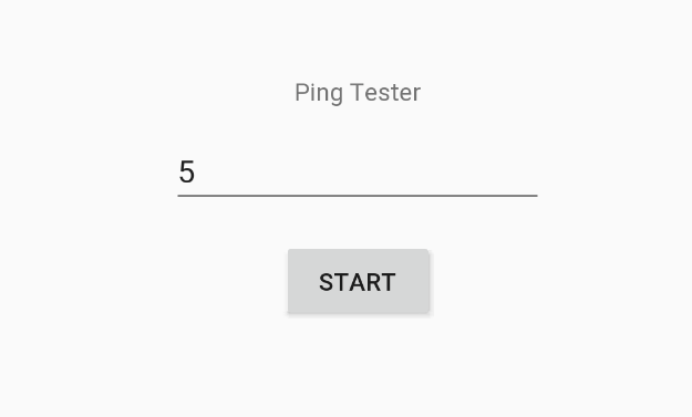 Android Ping Test