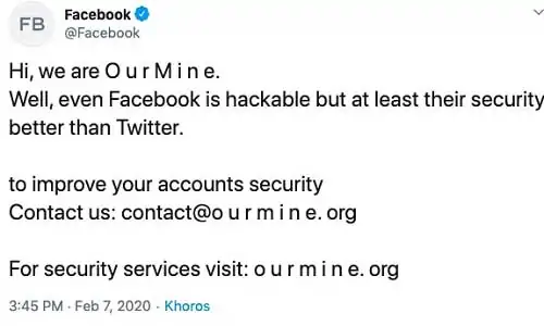 OurMine - Facebook Twitter Instagram Hack