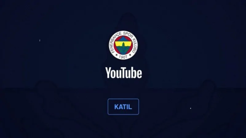 Fenerbahçe YouTube Hesabında Katıl'ı Devreye Aldı