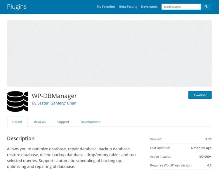 wp db manager