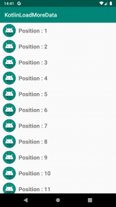 Android Load More Data
