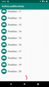 Android Load More Data