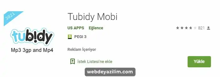 Tubidy Android Müzik İndirme Programı