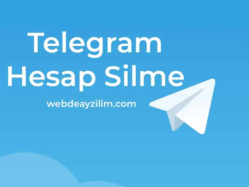 Telegram Hesap Silme