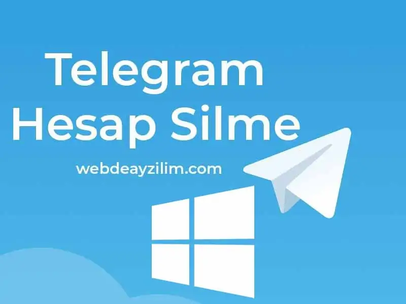 Telegram Hesap Silme Windows