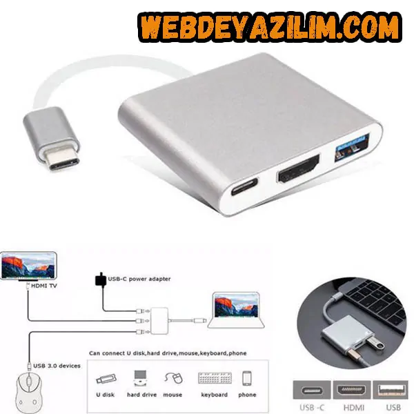 USB Kabloyla Cep Telefonunu Televizyona Bağlamak