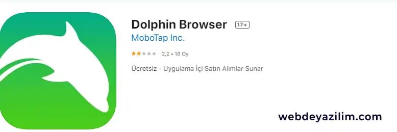 dolphin web tarayıcı
