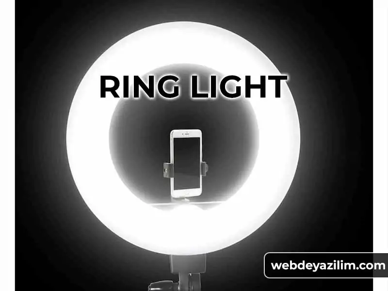 tiktok ışığı ring light