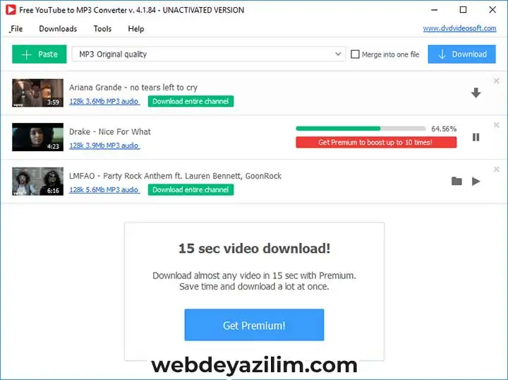 DVDVideoSoft MP3 Converter