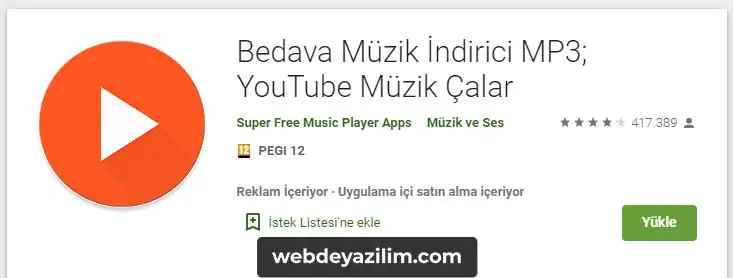 Android için en iyi YouTube MP3 İndirme Programı