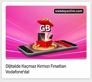 Vodafone Kampanya