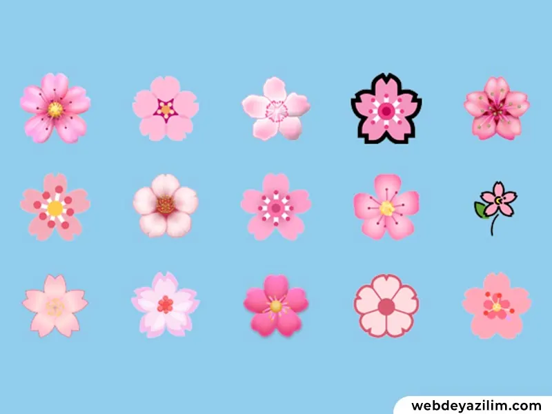 Çiçek Emojisi 🌼 🌹 🌸 Çiçek Emojisi Kopyalama ve Yapımı