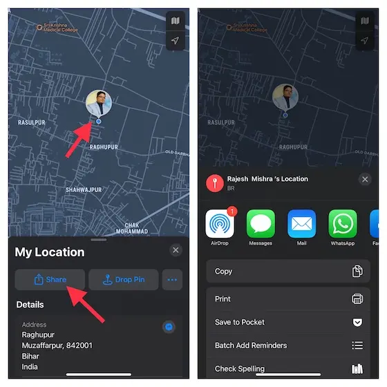 Apple Haritalar'ı Kullanarak iPhone'da Konumunuzu Paylaşın