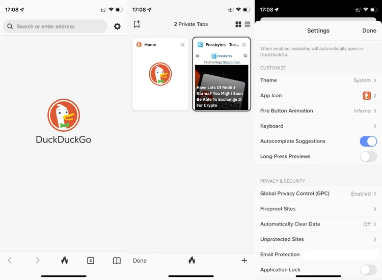 DuckDuckGo Browser