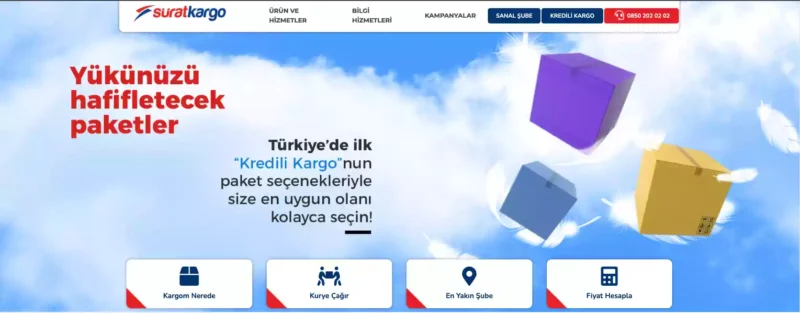 Sürat Kargo Firması - Türkiye'de hizmet veren bir kargo firmasıdır