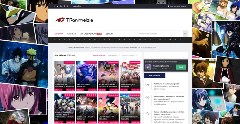 tranimeizle.co ile Türkçe Altyazılı Anime izleyin en iyi anime siteleri