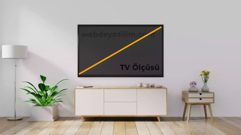 TV Ölçüleri: TV Ekran Boyutları