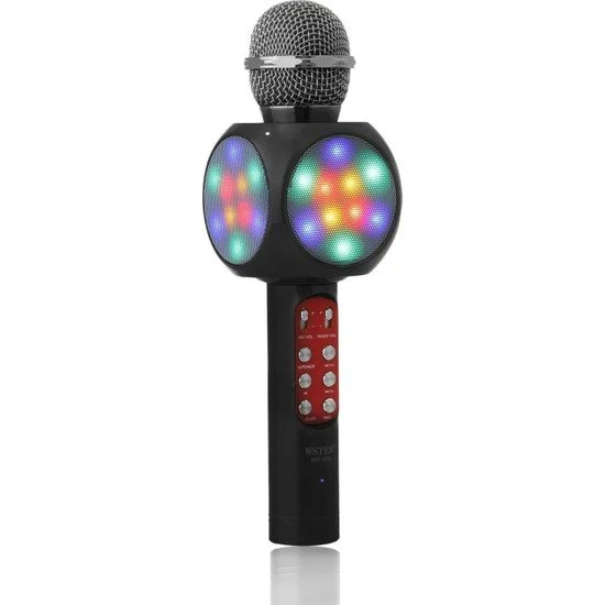 Polygold Bt Tf Usb Led Işıklı Mikrofon