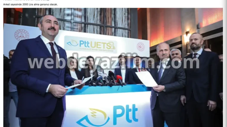 PTT 180. Yıldönümü Devlet Posta Desteği