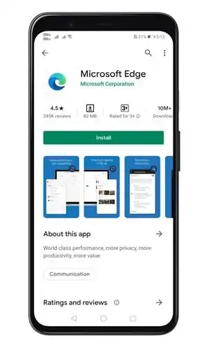 Microsoft Edge Android Microsoft Office Uygulaması