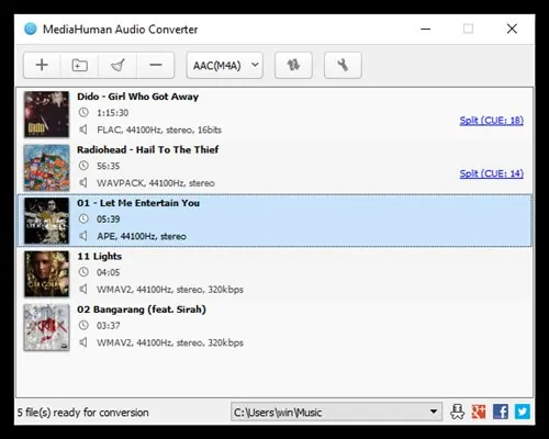 MediaHuman Audio Converter Videoyu MP3'e Çevirme Programı