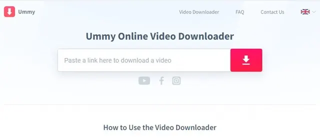 Ummy Online Video Downloader