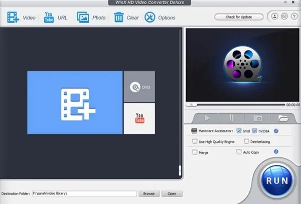 WinX Video Converter Videoyu MP3'e Çevirme Programı