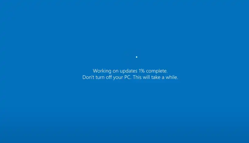 10 saatlik Windows güncelleme videosu