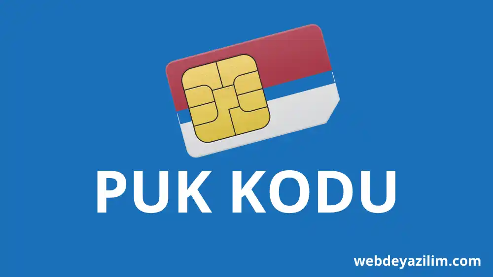 PUK Kodu Sorgulama ve Öğrenme (Turkcell, Vodafone, Türk Telekom)