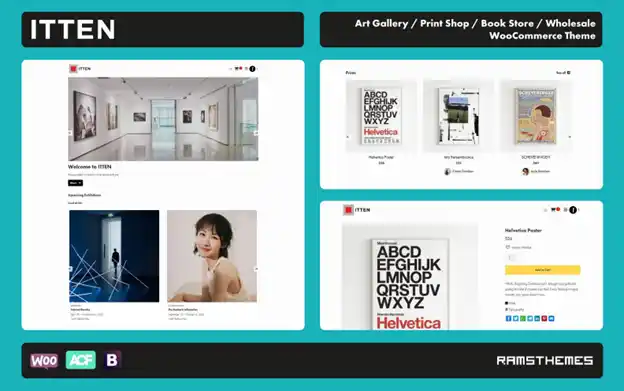 E-Ticaret için en iyi wordpress WooCommerce tema önerileri | sanat galerisi, resim, sergi ve sanat ürünleri satışı için wordpress teması