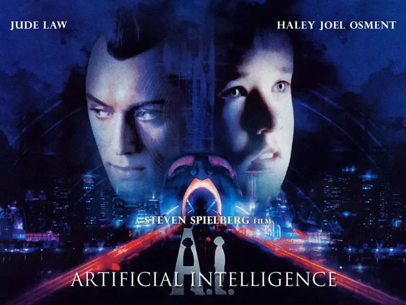 Yapay Zeka (Artificial intelligence) - 2001    filmi, bilinen en iyi yapay zeka filmleri arasında yer alır.