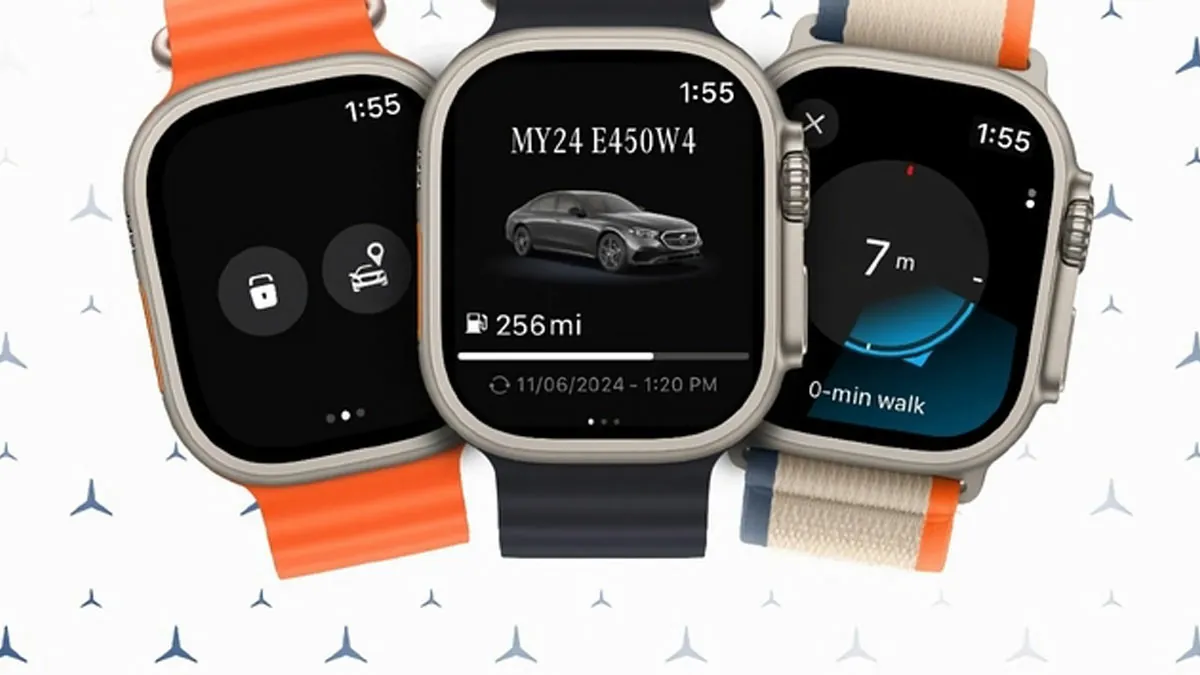 Mercedes, Apple Watch Uygulaması ile Araç Kontrolünü Kolaylaştırıyor