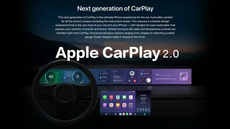 Apple, Yeni Nesil Araç İçi Eğlence Sistemi CarPlay 2.0'ı Tanıtmaya Hazırlanıyor