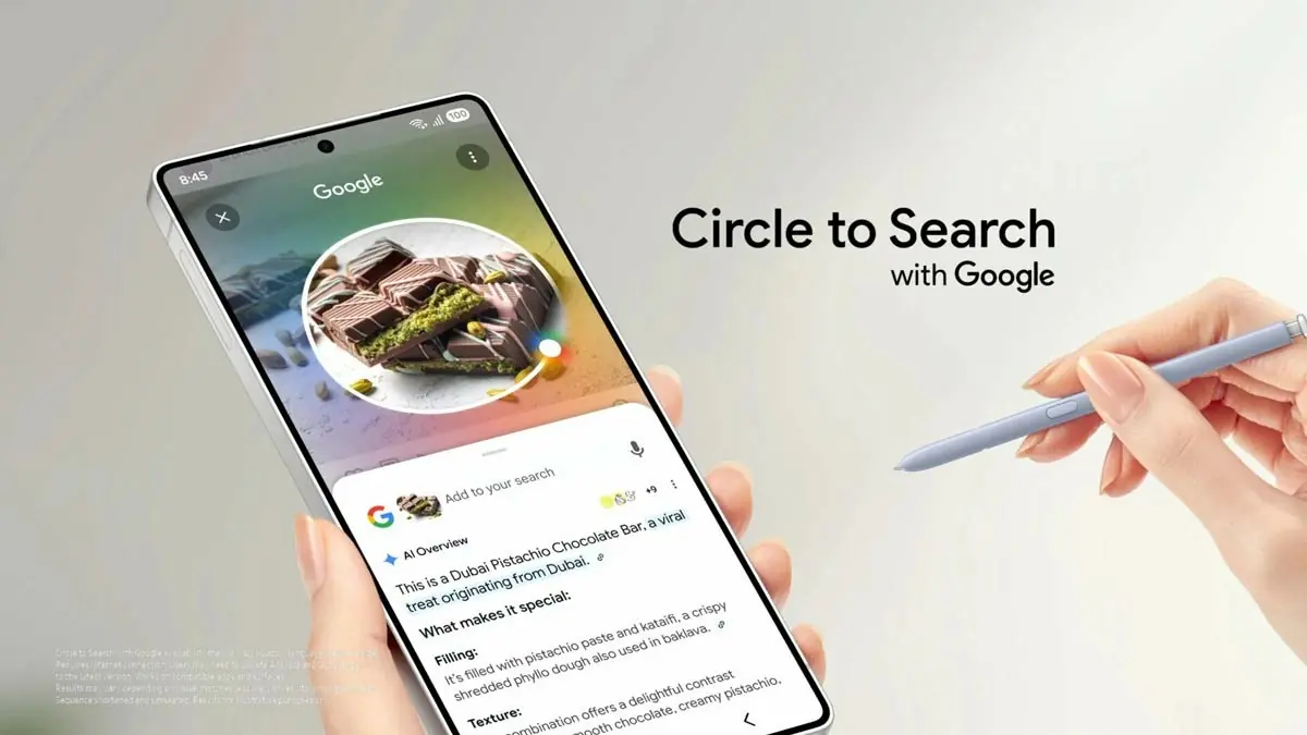 Google’ın Circle to Search Özelliği, Galaxy S25 ile Yeni Yeteneklerle Geldi