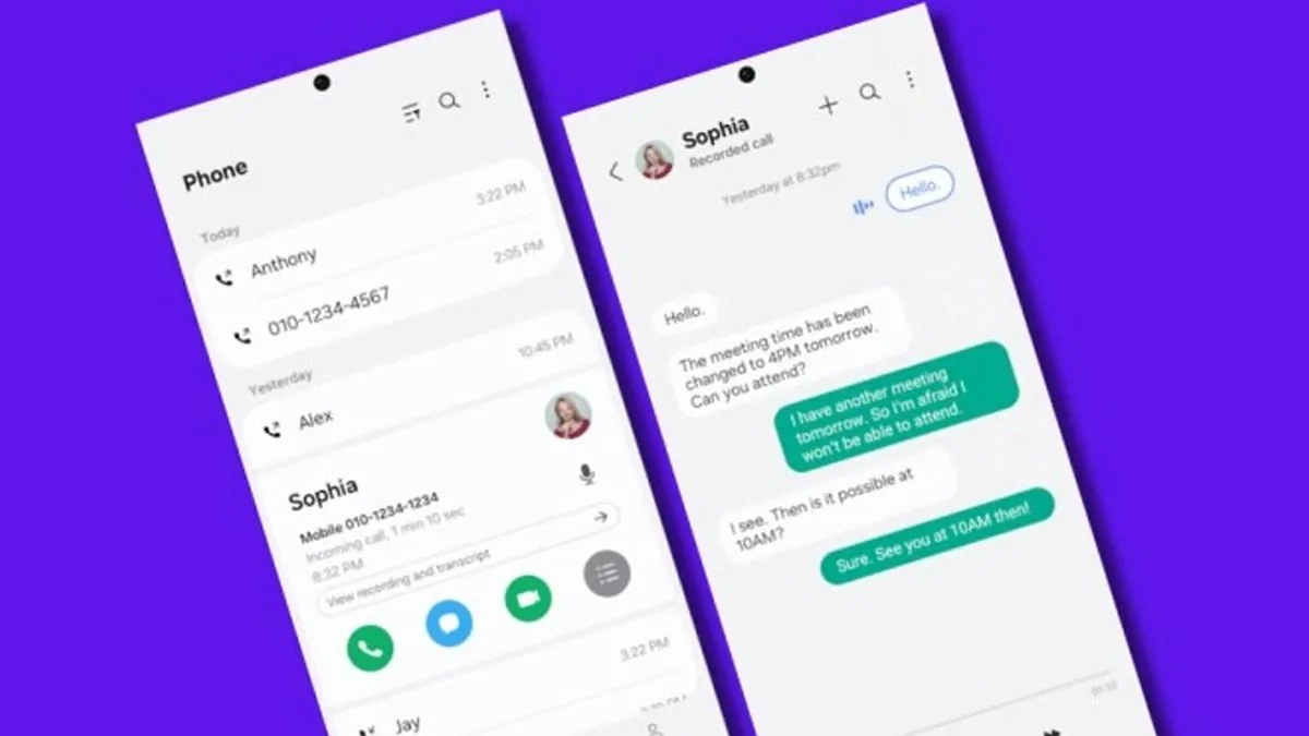 Samsung One UI 7.1 ile Arama Özeti Özelliği Geliyor: Çağrı Kayıtları Artık Daha Verimli