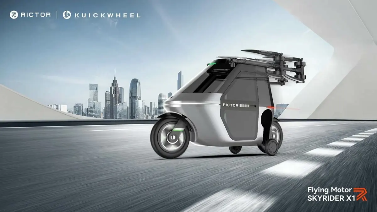 CES 2025’te Tanıtılan Uçan Motosiklet: Rictor Skyrider X1