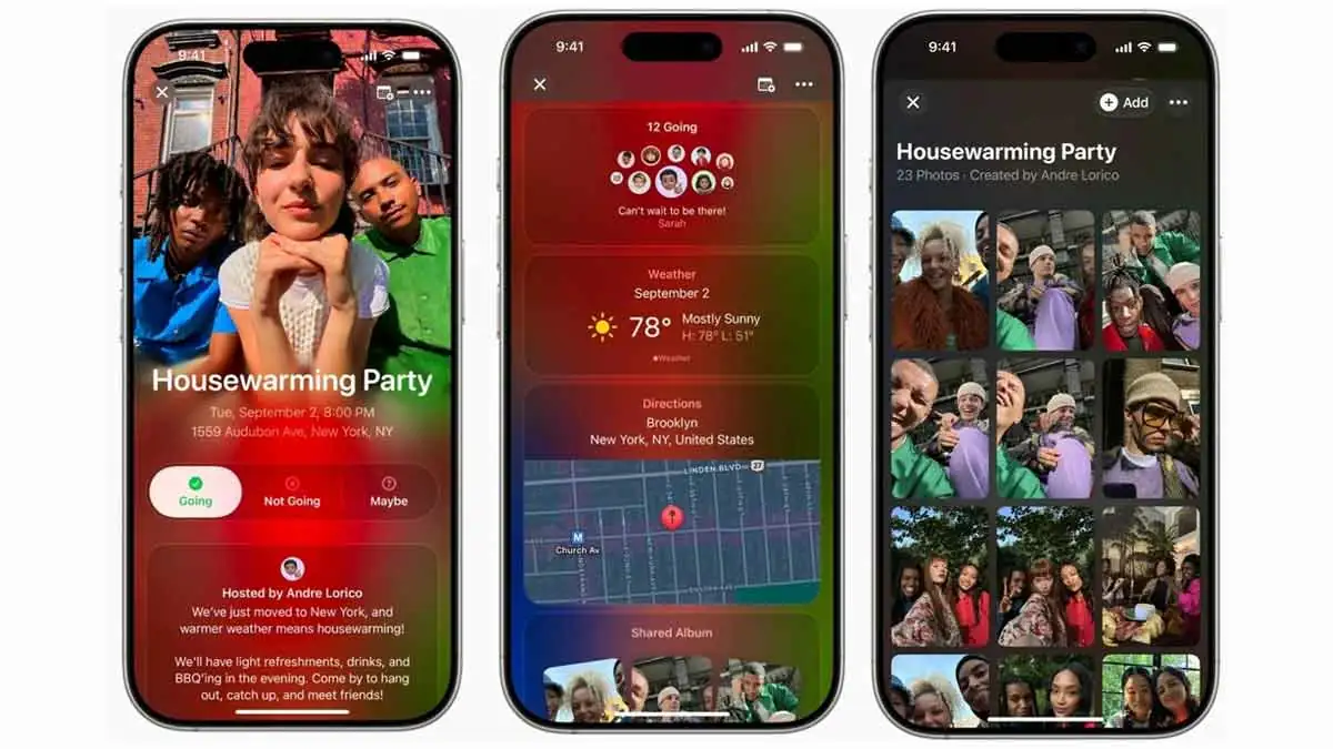 Apple, Yeni Etkinlik Davet Uygulaması "Apple Invites"ı Tanıttı