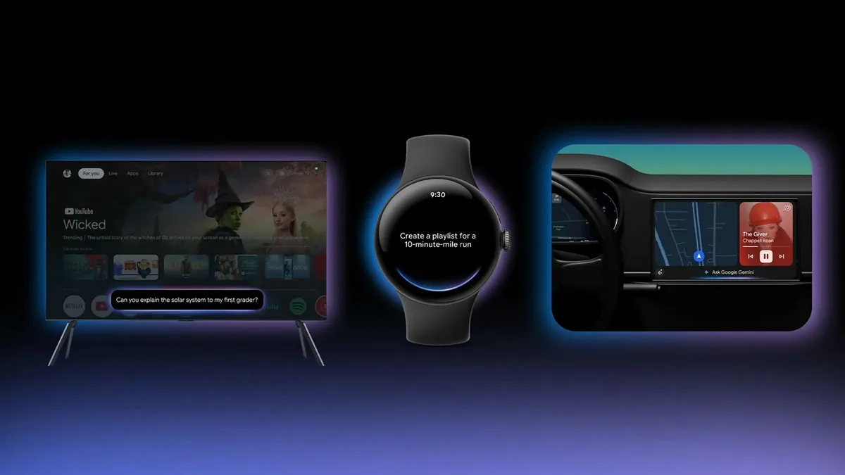 Google, Gemini Yapay Zekasını TV'den Otomobile, Akıllı Saatten XR Cihazlara Taşıyor