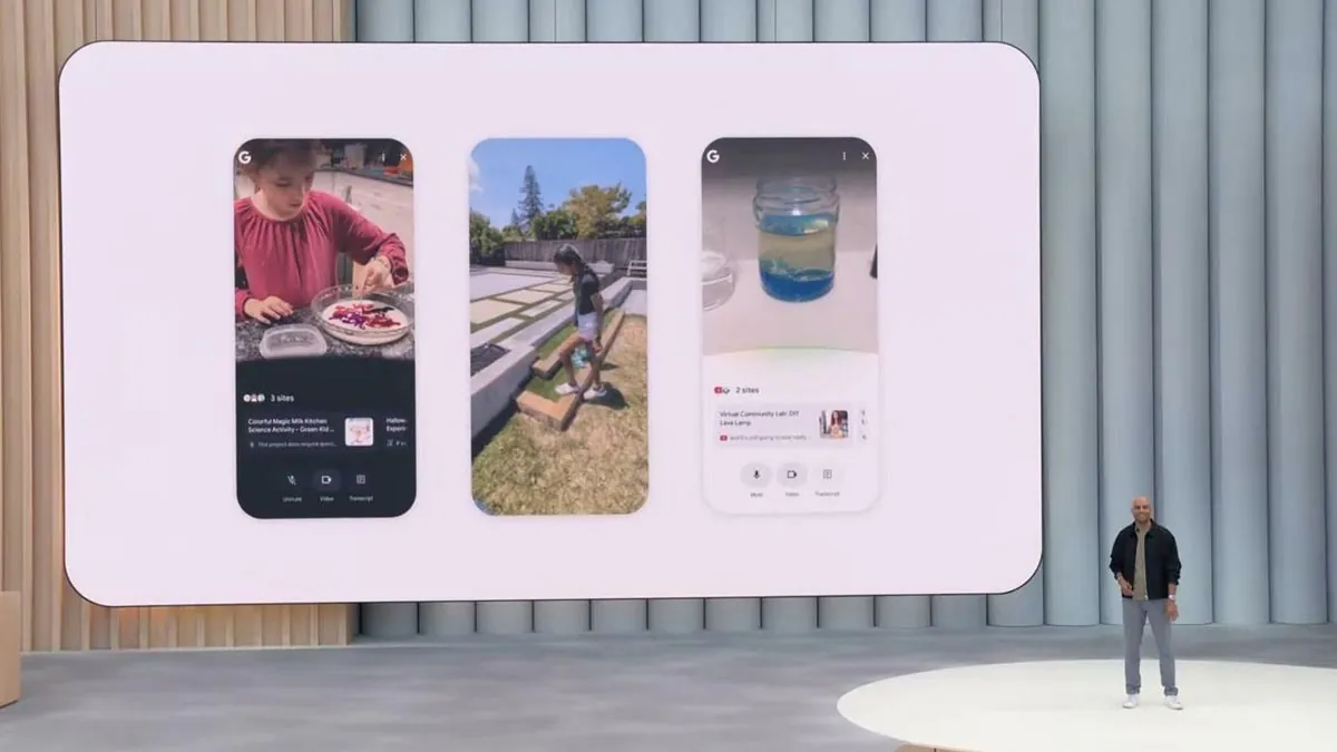 Google I/O 2025: Google Search Live ile Kameranızla Arama Yapın
