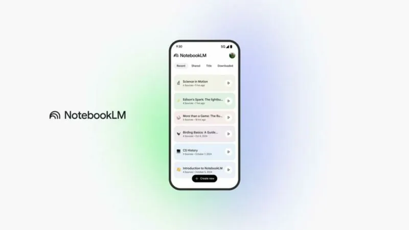Google, NotebookLM Mobil Uygulamasını Resmi Lansmandan Önce Yayınladı