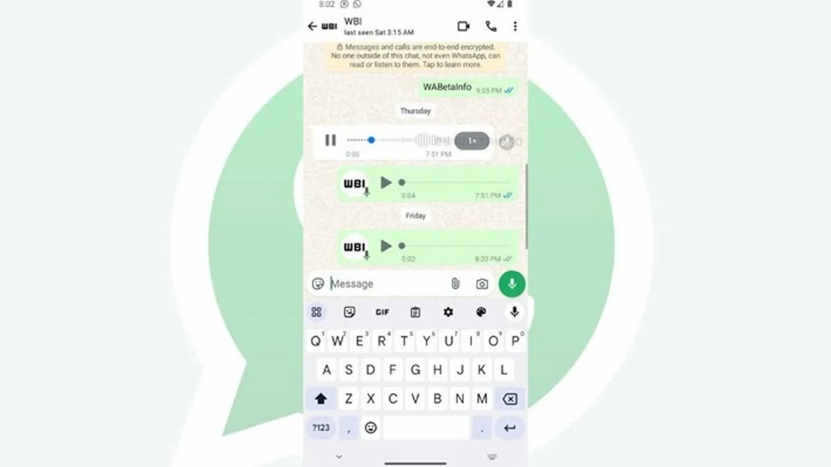 WhatsApp Android’e Tek Dokunuşla Sesli Mesaj Kaydetme Özelliği Geldi