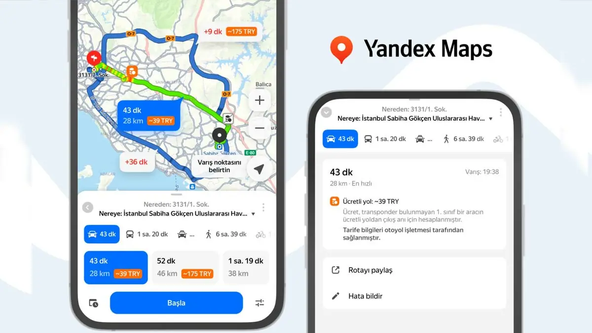 Yandex Maps, Karayolu Trafik Haftası’na Özel Yeni Güncellemeyle Sürüş Deneyimini Geliştiriyor