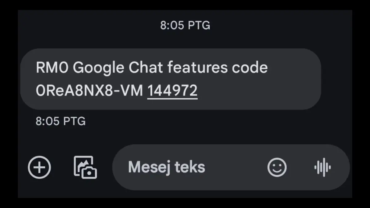 Google Chat Features Code Mesajı Nedir?